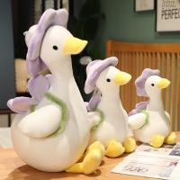 Muñeco De Peluche Kawaii De 30cm Pato Con Flores Juguete De Peluche Animal Simulación Divertido Regalo Para Todas Las Edades - details 17