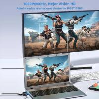 Convertidor VGA a HDMI Compatible Con Cable De Audio 3.5mm Para PS4 PC Laptop TV Monitor Proyector 1080P Adaptador Macho a Hembra - details 3