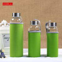 Botella Deportiva De Vidrio AIWILL Con Bolsa Protectora Reutilizable Para Adultos 280ml / 360ml / 550ml Para Actividades Al Aire Libre Y Ciclismo - details 12