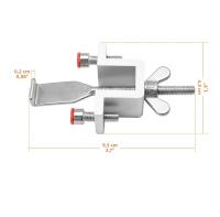 Cerradura De Puerta Portátil Con Doble Ajuste Para Hoteles Seguridad Antigolpes Para Viajes Y Defensa Personal Cerradura De Seguridad Para Puertas De Acero Inoxidable - details 2
