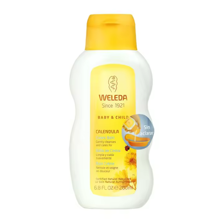 Weleda baby & child baño de crema de caléndula 200 ml - 1
