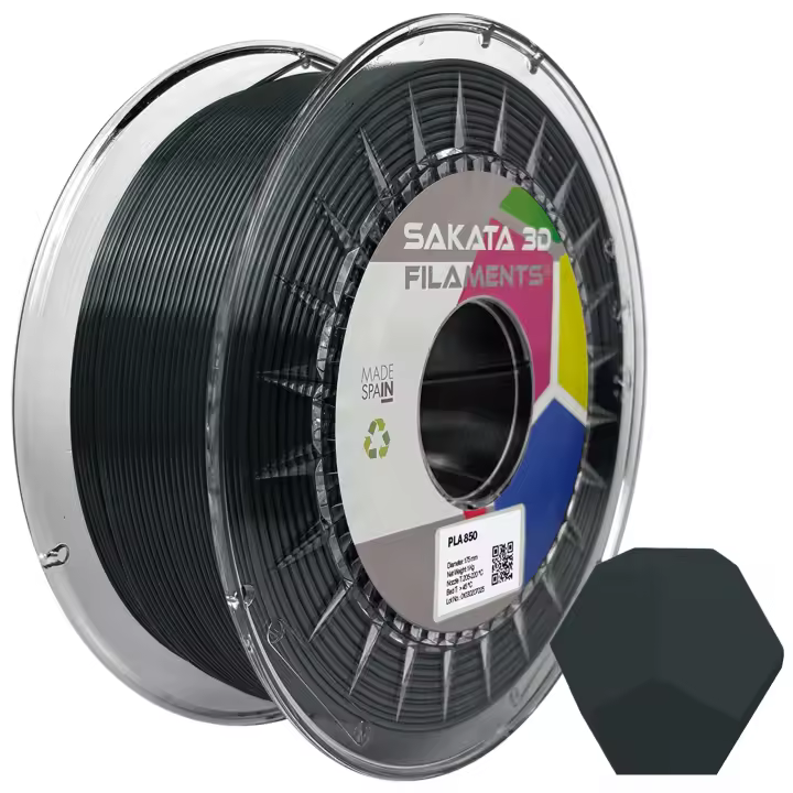 PLA 850 1kg 1,75mm SUPERIOR al PLA Standar Mayor Resistencia y Prestaciones Mecanicas 52 colores Pack de 2Kg Y 5Kg Marca SAKATA 3D FILAMENTS Directo de la Fábrica FILAMENTO 3D Impresora 3D Filamento para Impresora 3D