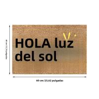 Alfombra De Puerta No Eslipiente Para Verano 40x60cm Decorativa Con Diseño deBienvenida Alfombra De Baño Y Entrada De Bajo Perfil - details 6