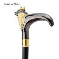 Bastón De Moda De Zorro Oro Y Negro Lujo Decorativo Para Fiesta Cospaly Vintage Con Punta De Goma 93cm - details 6