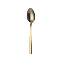 Mr.Spoon Juego 24 Piezas Cubiertos, Acero Inoxidable 18/0, Color Dorado brillo, Incluye cuchillo,tenedor,cuchara,cucharilla, Cubertería, Servicio para 6 Personas, Apto para lavavajillas. Ideas de regalo, Incluye bolsa de regalo.70190 - details 1