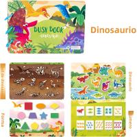 Libro De Aprendizaje Temprano Para Niños Enseñanza Científica Juguete De Puzzle Para Bebés Libro Quiet Book Con Papel Adhesivo Reutilizable Montessori - details 13
