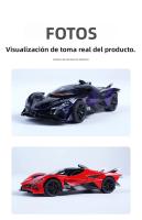 Modelo De Juguete De Aleación Apollo EVO a Escala 1:32 Con Diseño Futurista Efectos De Sonido Y Luz Acción De Resorte Ideal Para El Juego Infantil - details 9