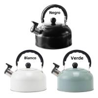 Hervidor De Agua Eléctrico De Acero Inoxidable 3L Para El Hogar Con Fondo Plano Y Silbato Para Té Y Café Fabricado En China - details 5