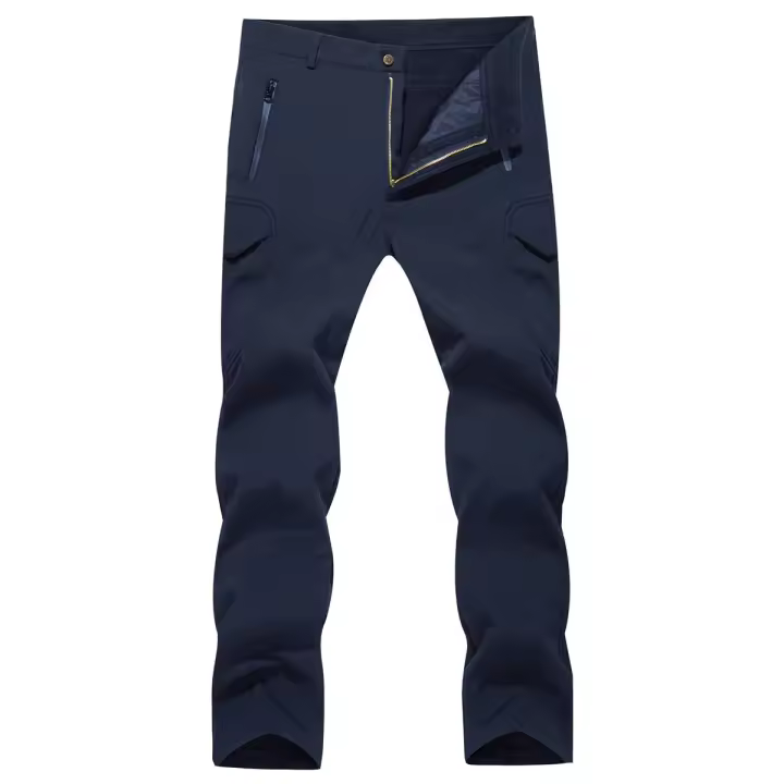 TACVASEN Pantalones De Trabajo De Piel De Ciervo Suave Para Hombre Invierno Impermeables Con Forro De Poliéster Y Spandex Multiple Bolsillos Para Acampar Senderismo Exteriores - 1