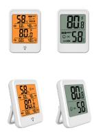 Termómetro Y Higrómetro Digital Con Pantalla Táctil Y Magnete Estación Climática Para El Hogar Medidor De Temperatura Y Humedad - details 4