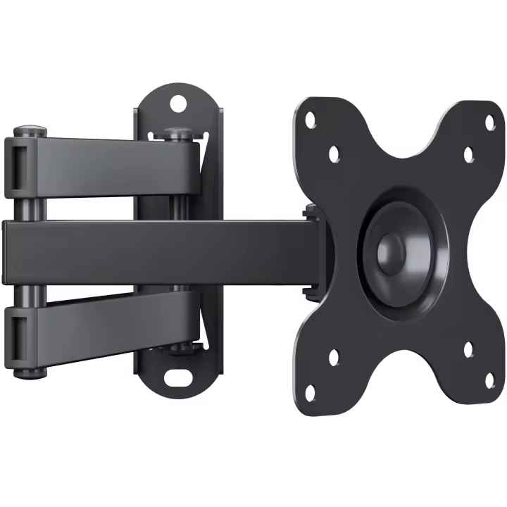 Soporte de pared universal inclinable para monitores y televisores curvos, VESA 75 x 75 / 100 x 100 mm - 1