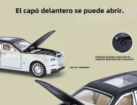 Modelo De Coche Rolls Royce Phantom a Escala 1:32 Metal Con Luz Y Sonido Puertas Abiertas Función De Retroceso Regalo Para Niños - details 4
