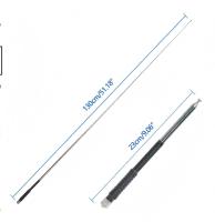 Antena Telescópica VHF Abbree AR-1106 SMA-Femenino/Masculino Para Walkie Talkie Quansheng UV K5(8) K6 Baofeng UV 5RH 21 pro V2 UV-32 UV-98 - details 1