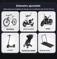 Soporte Para Teléfono Móvil De Bicicleta Y Scooter Universal Montaje En Manillar De Motocicleta Espejo Retrovisor Exterior Navegación - details 8