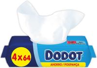 Toallitas Dodot Bebé 256 Uds. en 4 Paquetes, Hidratan y Limpian con Suavidad, Textura con Ondas Deslizantes, Sin Parabenos Ni Alcohol - details 0