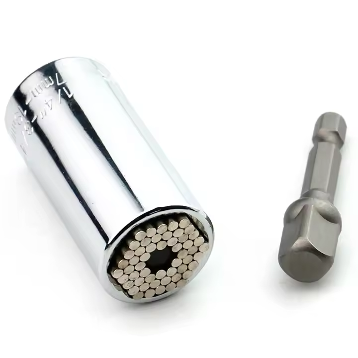 Llave de Vaso Universal Multiagarre BN1801 – Multi herramienta 7-19 mm en Cromo Pulido - 1