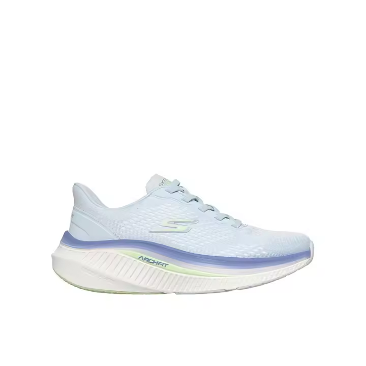 Skechers Zapatillas Go Walk Max Cushioning Arch Fit - Roslyn Azul de Mujer modelo 125581_LTBL con suela de 3cm 88759 - 1