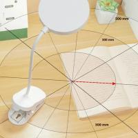 Lámpara De Escritorio DC5V Con Clip Y USB Luz Nocturna LED De Lectura Con 3 Modos De Encendido Protección Ocular Para Mesa - details 10