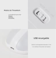 Lámpara Nocturna LED Con Sensor De Movimiento Recargable Por USB Iluminación Inalámbrica Inteligente Para Dormitorio Armario Pasillo - details 18
