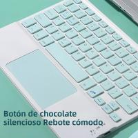 Teclado Bluetooth Para Tablet Y Smartphone Con Touchpad Teclado Mouse Inalámbrico Para IOS Android Windows Compatible Con iPad Por CASEPOKE - details 0
