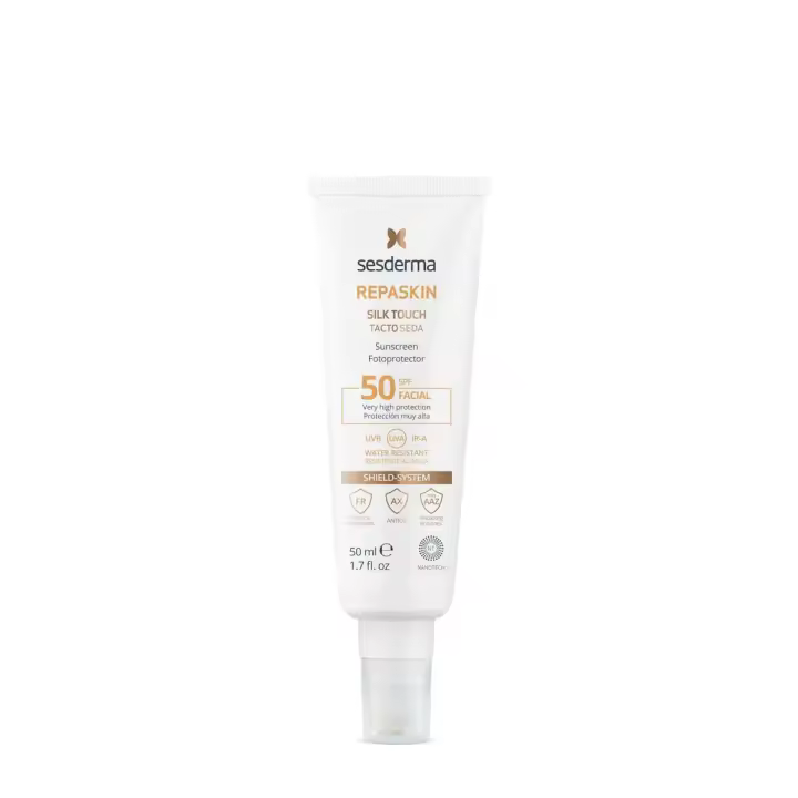 Sesderma repaskin fotoprotector facial toque seda spf 50 50 ml - 1