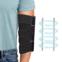 1pcs Protección De Codo Deportiva Compresión Transpirable Para Uso Deportivo Y Nocturno Protegedor De Mano - details 4