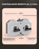Modelo De Robot RC De 3 En 1 Para Niños Juguete De Bloques De Construcción De Camión Excavadora Y Bulldozer Regalo Para Niños - details 9