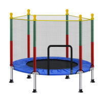 Trampolín Portátil Para Niños De 140 cm/160 cm,Cama Elástica - Trampolín 6 FT/8 FT Ideal Para Regalo De Navidad, Espuma Anticolisión Para Saltar Y Actividades De Trampolín Interior En Trampolín Interior Para 4-15 Años - details 13