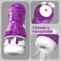 Copa De Masturbación Para Hombres Con Succión Telescópica Y Calor Juguetes Sexuales Vaginas Autoestimuladoras Para Adultos 18+ Material TPE - details 4