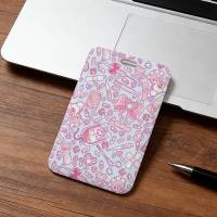 Funda Protectora Para Tarjetas De Acceso Y Comida Moderna Rosa Con Herramientas De Médico Y Enfermera Estilo Clásico Unisex - details 6