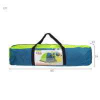 Aktive - Tienda de campaña tipo iglú 4 personas, una habitación, medidas 240x210x130cm, doble techo antilluvia, puerta doble con cremallera y mosquitera superior, carpa camping - details 4