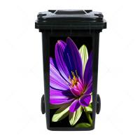 Pegatinas De Papel Tapiz Decorativas Para Basura Con Plantas Y Flores PVC Impermeable 3D Adhesivo Creativo Para Exterior - details 3