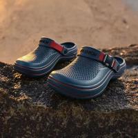 Zapatillas De Hombre EVA Hueco Transpirables Con Correa Ajustable Casual Slip on Duraderas Antideslizantes Para Exterior - details 1