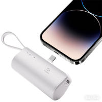 Mini batería externa del tamaño de un labial 5000mAh,con puerto de carga USB-C y Lightning integrados,Batería externa universal de carga rápida portátil, para exteriores,con iPhone 16,Samsung,relojes,auriculares y tabletas - details 8