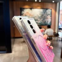Funda De Teléfono Transparente Con Estrellas Y Brillo Magnética Para Samsung Galaxy Z Fold 8 Ultra Fold 8 7 6 5 Compatible Con Magsafe Para Carga Inalámbrica - details 3