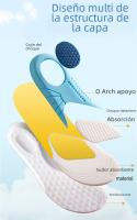 Plantillas De Espuma De Memoria Para Niños Transpirables Absorbentes De Choque Ligeros Y Desodorantes Para Zapatos Deportivos - details 4
