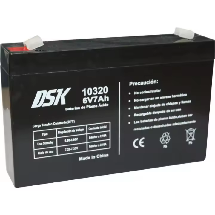 Batería plomo DSK 10320 6V 7Ah - 1