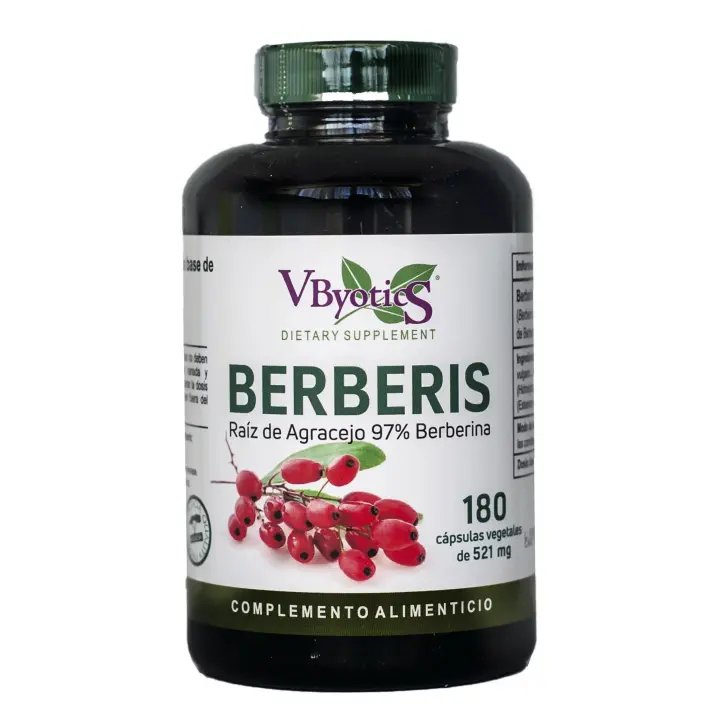 Vbyotics Berberina Apoya Sistema Digestivo 180 Vcaps - 1