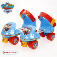 La Patrulla Canina Patines 4 ruedas, talla 22 a 29, máx. 20 kg, niños +3 años, medidas, talla ajustable, freno delantero, diseño colorido, desarrollo de la motricidad fina y estabilidad, actividades exterior, juegos para niños, deportes niño - details 1