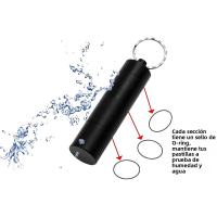 Caja De Píldoras Portátil De Aluminio Impermeable Mini Organizador Diario De 3 Horas Para Viajes Medicamentos Vitaminas Aceite De Pescado - details 3