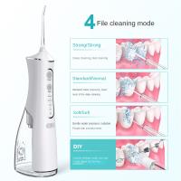 Irrigador Bucal Portátil Recargable, 4 Modos y 4 Boquillas, Depósito 300ML IPX7 Impermeable, Limpiador Dental Eléctrico para Hogar y Viaje - details 2
