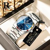 Reloj De Pulsera Para Hombre ONTHEEDGE Ultrafino Y Resistente Al Agua Con Luz Luminosa Y Calendario Cuarzo Marca Suiza - details 5