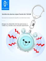 Alarma De Defensa Personal Recargable Mini Para Mujeres Alarma Portátil Para Ancianos Y Niños Alarma De Seguridad Para Autodefensa - details 3