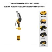 Motosierra Eléctrica Mini Sin Escobillas 6In Cordless Para Jardín Y Carpintería Herramienta De Corte Compatible Con Batería Dewalt/Milwaukee 18V - details 4