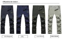 Pantalones De Deporte Al Aire Libre Para Hombres Secado Rápido Sueltos Y Elásticos Con Múltiples Bolsillos Transpirables Impermeables - details 1