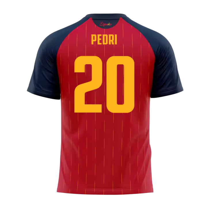 Camiseta RFEF Oficial Selección Española 25/26 Mundial 2026 Vamos España Lamine Yamal Pedri Ultima Versión Replica - 1
