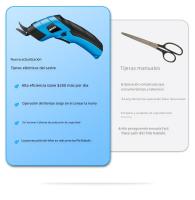 Tijeras Eléctricas Sin Cable Para Costura USB Carga Adecuadas Para Cortar Algodón Tela Cuero Y Otros Material 11000r/min 1300mAH - details 4