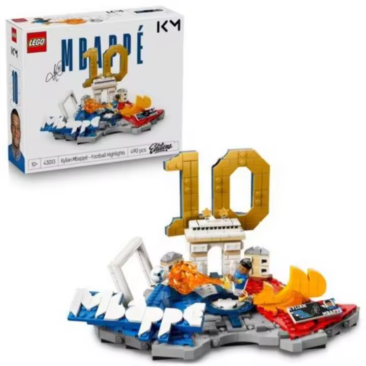 LEGO® 43013 Ediciones Kylian Mbappé: Fenómenos del Fútbol de Juguete - Modelo 3D - 1