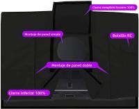 Cubierta Para TV Al Aire Libre Impermeable Y Anti-Polvo Con Protección Solar De Tela Oxford Criptada Para Uso En Courtyard Protección Premium Para Tu TV Al Aire Libre - details 7