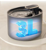 Fuente De Agua Automática Para Gatos 3L Capacidad Grande Con Filtro Recirculante USB Dispensador De Agua Para Mascotas Accesorios Para Gatos Color Azul Y Blanco - details 5